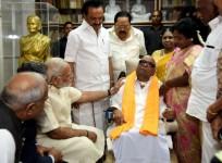 Modi meets Karunanidhi
