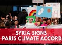Syria agrees to sign Paris climate accord, further isolating the United States