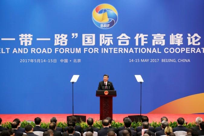 Chinese President Xi Jinping attends a news conference at the end of the Belt and Road Forum in Beijing, China May 15, 2017. Belt and Road Forum
