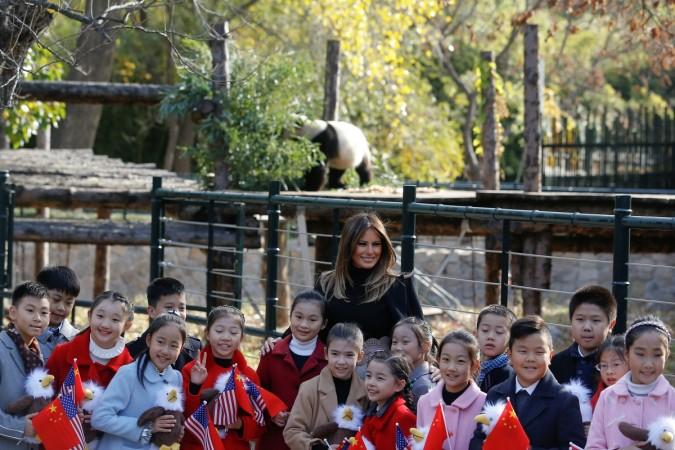 Melania Trump Panda photo