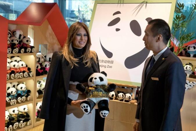 Melania Trump Panda photo