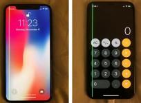 Green line issue on iPhone X