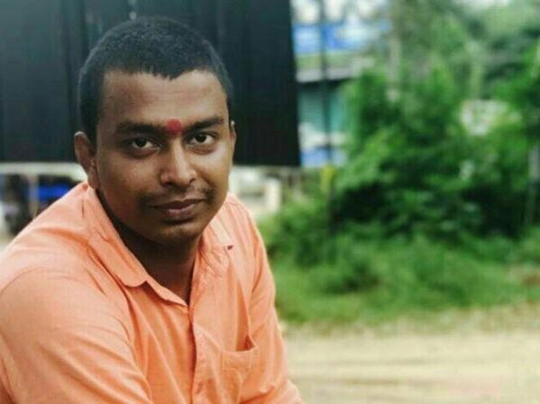 Vadekkethala Anandan (23), an RSS member was murdered in Kerala on Sunday, November 12 Anandan- RSS