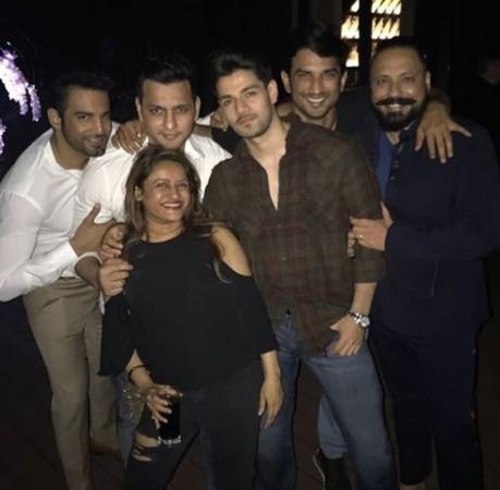 Sushant Singh Rajput and Bunty Walia at a party Sushant Singh Rajput