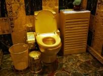 solid gold and gem-encrusted toilet