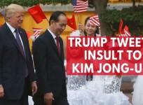 President Trump responds to North Korea with sarcastic insult