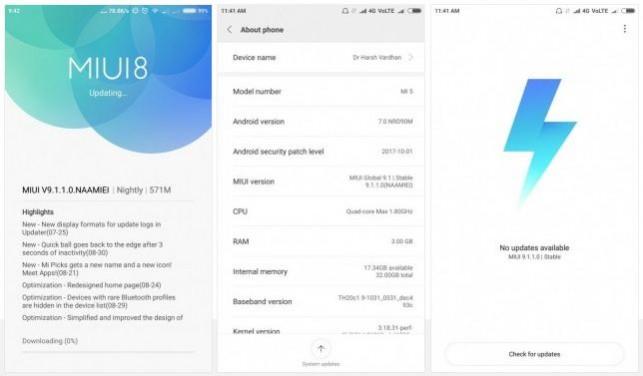 Xiaomi Mi 5, Mi 5s Plus global units get MIUI 9. MIUI 9 update
