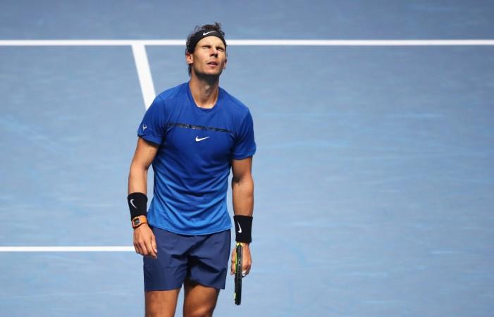 Nadal was beaten by Goffin on Monday Rafael Nadal