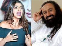 Sonam Kapoor Sri Sri Ravi Shankar