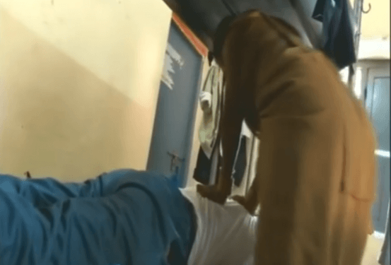Telangana cop suspended after video clip of him getting massaged by woman home guard went viral Telangana cop, massage