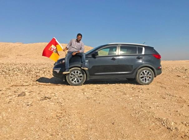 Suyash Dixit declared himself the king of Bir Tawil Suyash Dixit