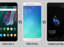 Infinix Zero 5 specs comparison