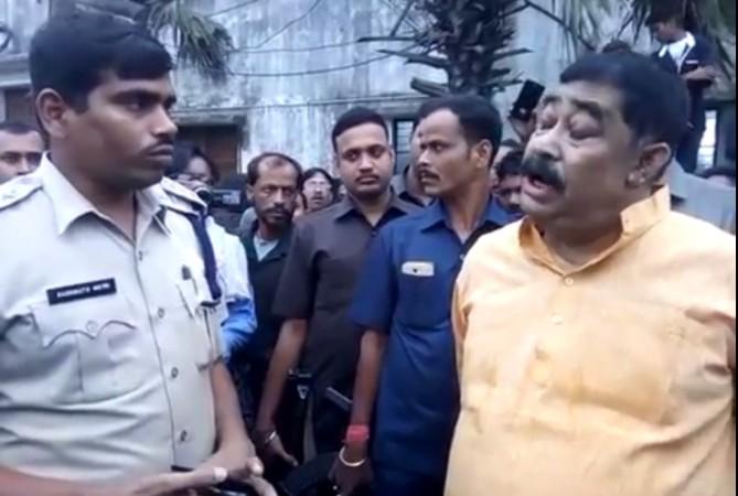 Anubrata Mondol allegedly threatened to thrash CPI(M) and Congress leaders while speaking to a police official in Bolpur municipal sub-division towards North of Kolkata Mondol 111