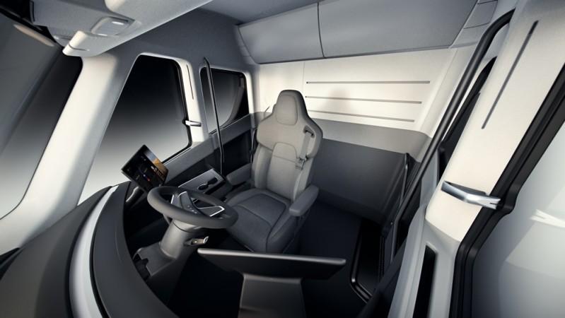 Tesla Semi interior Tesla Semi interior
