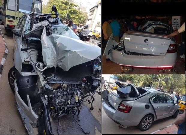 Kerala businessman's son died after meeting with an accident in Thiruvananthapuram Skoda accident