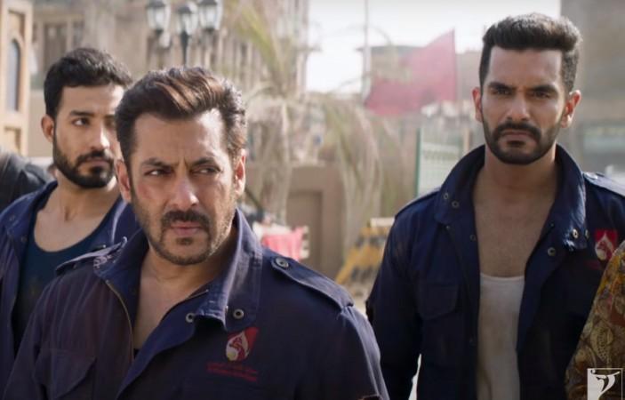 Salman Khan and Angad Bedi in Tiger Zinda Hai Angad Bedi