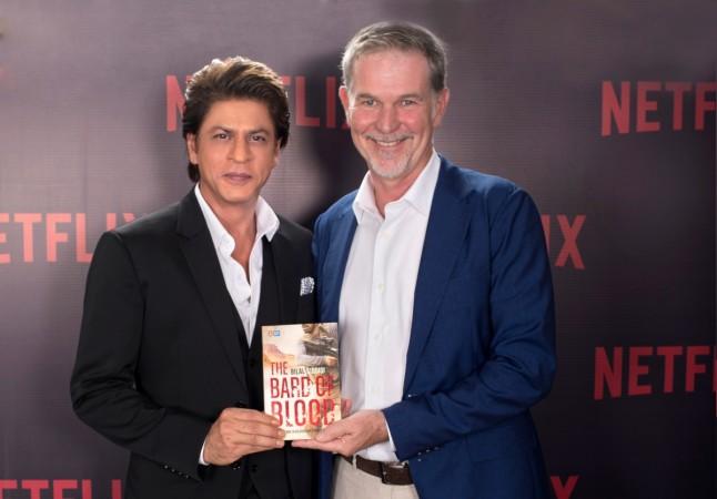 Shah Rukh Khan with Netflix chief executive Reed Hastings Shah Rukh Khan with Netflix chief executive Reed Hastings