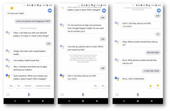 Google Assistant can troubleshoot battery issues on Pixel 2 and Pixel 2 XL. Google Assistant
