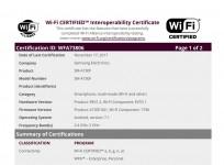 Samsung, Galaxy A7, 2018, SM- A730F, Wi-Fi Alliance, certifications