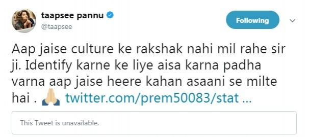 Taapsee Pannu Twitter