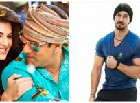 Salman Khan and Jacqueline Fernandez (left), Tiger Shroff (right)