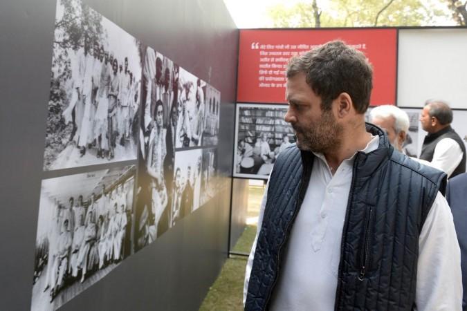 Congress Vice President Rahul Gandhi at the exclusive photographic exhibition of Indira: A Life Of Courage which will be open to public from November 21. Rahul Gandhi vice president