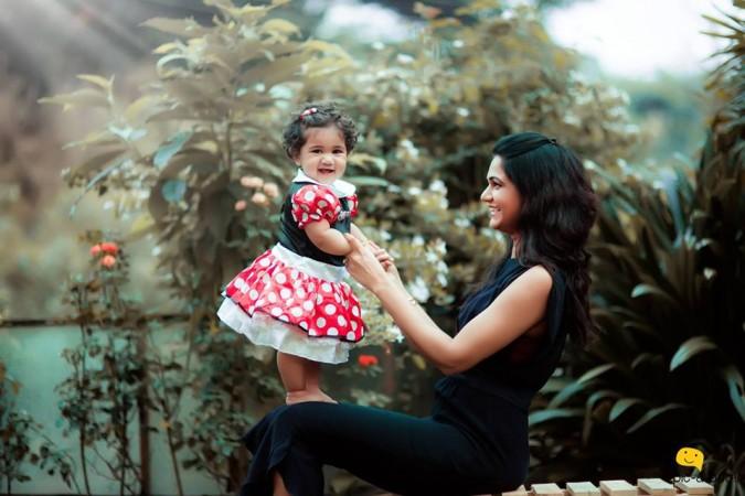 Allu Arjun's wife with daugher Arha