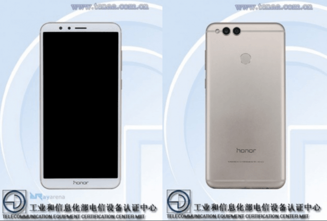 Honor V10 front and back Honor V10