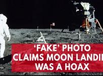 Fake photo continues conspiracy that the moon landing was a hoax