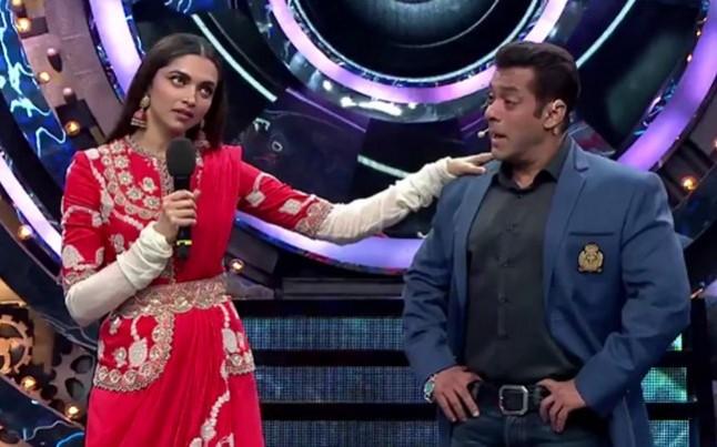 Deepika Padukone and Salman Khan Deepika Padukone and Salman Khan