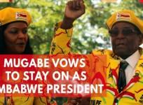 Robert Mugabe defies expectations as he vows to stay on as Zimbabwe president