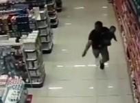 Off-duty cop in deadly shoot-out whilst holding infant son