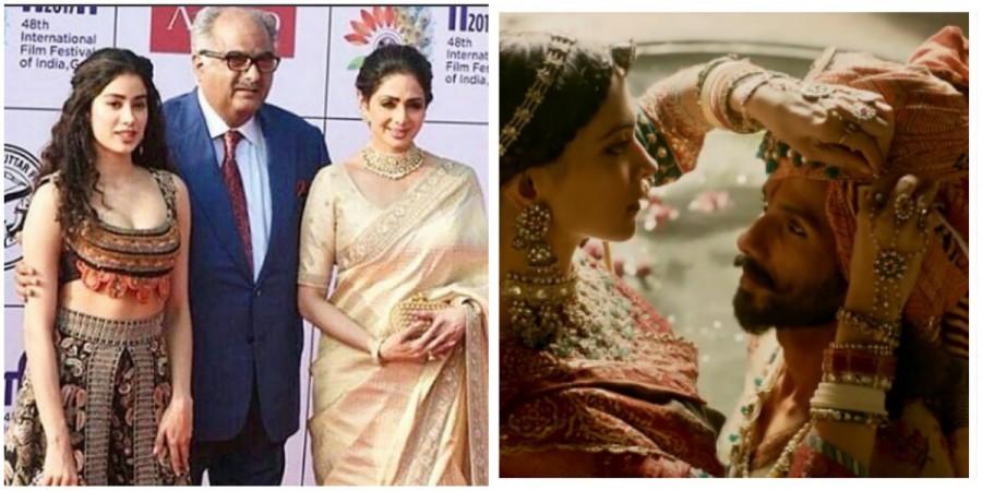 Boney Kapoor with family