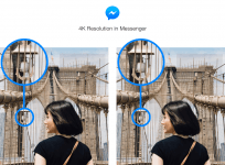 See the difference in quality in this photo of the Brooklyn Bridge…