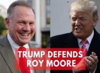 Trump defends Roy Moore: He totally denies It