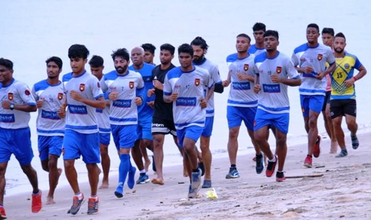 Gokulam Kerala FC team undergo a training session gokulam kerala fc