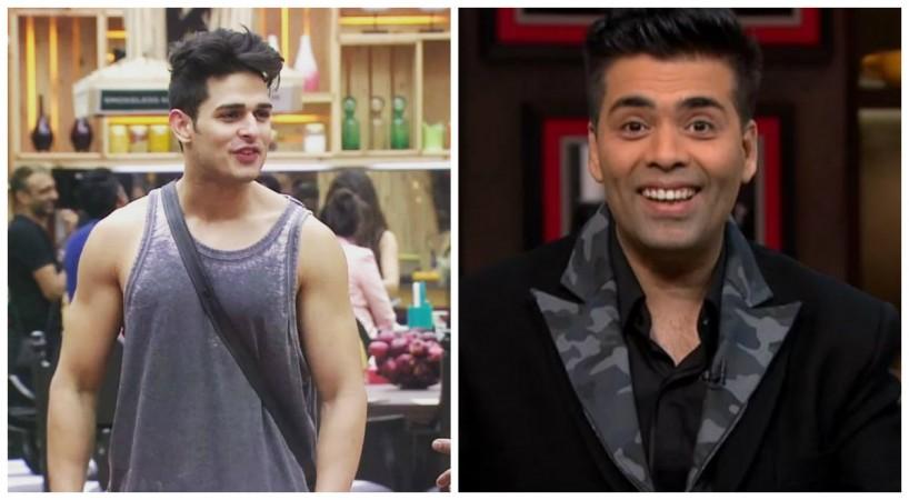 Priyank Sharma and Karan Johar Priyank Sharma and Karan Johar