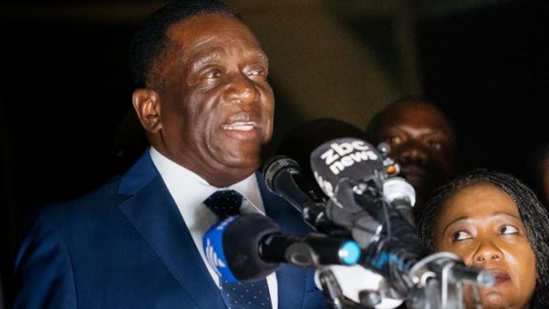Emmerson Mnangagwa Zimbabwes new president Emmerson Mnangagwa cheered as he returns to country