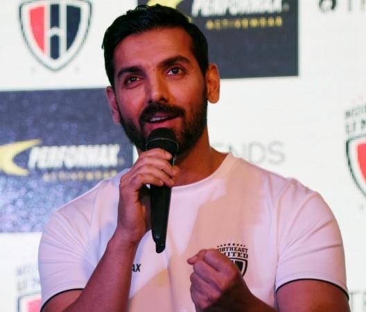 NorthEast United FC co-owner John Abraham john abraham
