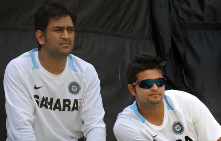 File photo of MS Dhoni and Suresh Raina MS Dhoni and Suresh Raina