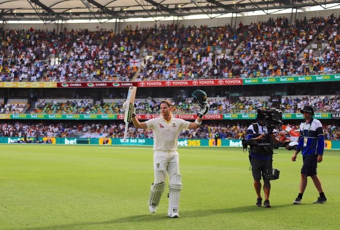 Australia captain Steve Smith returns to the pavilion unbeaten on 141 at the Gabba on Saturday (November 25) in the opening Ashes Test against England. Steve Smith