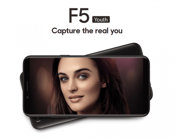 Oppo F5 Youth Edition as seen on Oppo Philippines official site Oppo F5 Youth