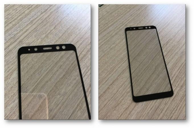 Leaked panels of the Samsung Galaxy A8 (2018). Samsung Galaxy A8 (2018)