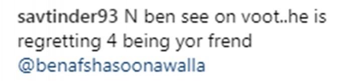 Fans Shames Benafsha Soonawalla for Supporting Priyank Sharma