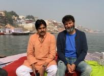 Pawan Kalyan and Trivikram Srinivas launch Agnyathavasi first look in Varanasi