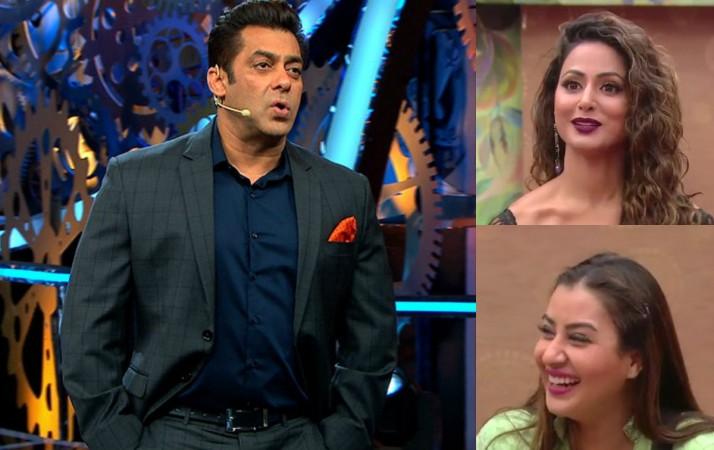Salman Khan, Hina Khan, Shilpa Shinde Salman Khan, Hina Khan, Shilpa Shinde
