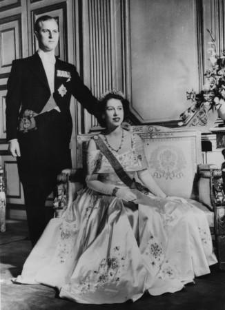 Portrait of Queen Elizabeth II and Prince Philip, the Duke of Edinburgh, circa 1952. Queen Elizabeth II And Prince Philip