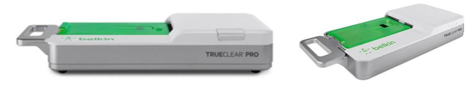 Belkin TrueClear Pro Advanced Screen Care application system makes sure the screen protector is perfectly in place on your new iPhone device Belkin TrueClear screen protector application system
