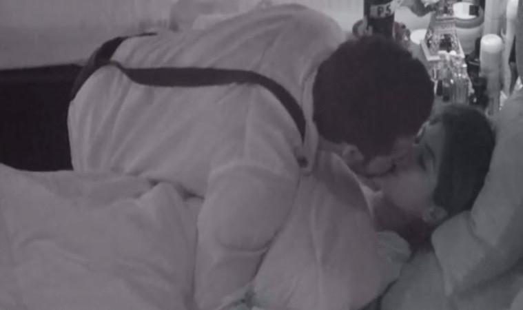 Bandgi Kalra and Puneesh Sharma's intimate moments in the Bigg Boss 11 house Bandgi Kalra and Puneesh Sharma