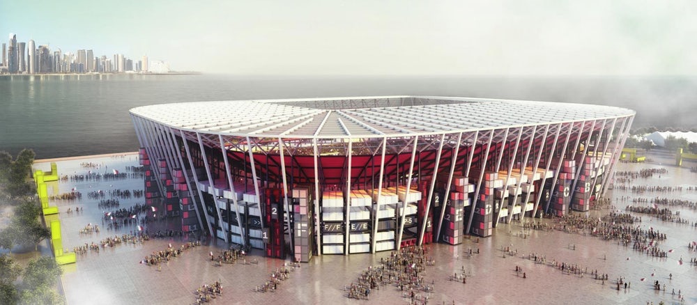 Ras Abu Aboud Stadium design